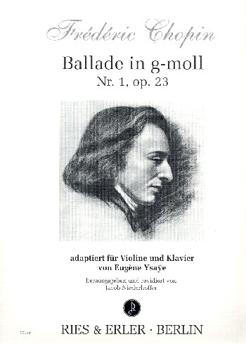 CHOPIN F. - BALLADA OP.23 Nº 1 VIOLIN
