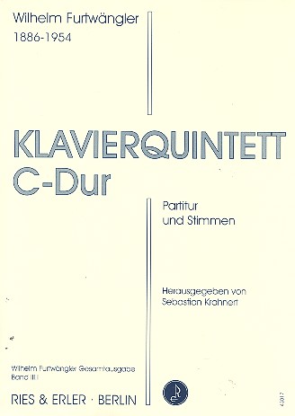 FURTWANGLER W. - QUINTETO CON PIANO DOM