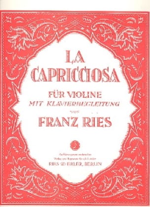 F.RIES .- LA CAPRICCIOSA (VIOLIN/PIANO)