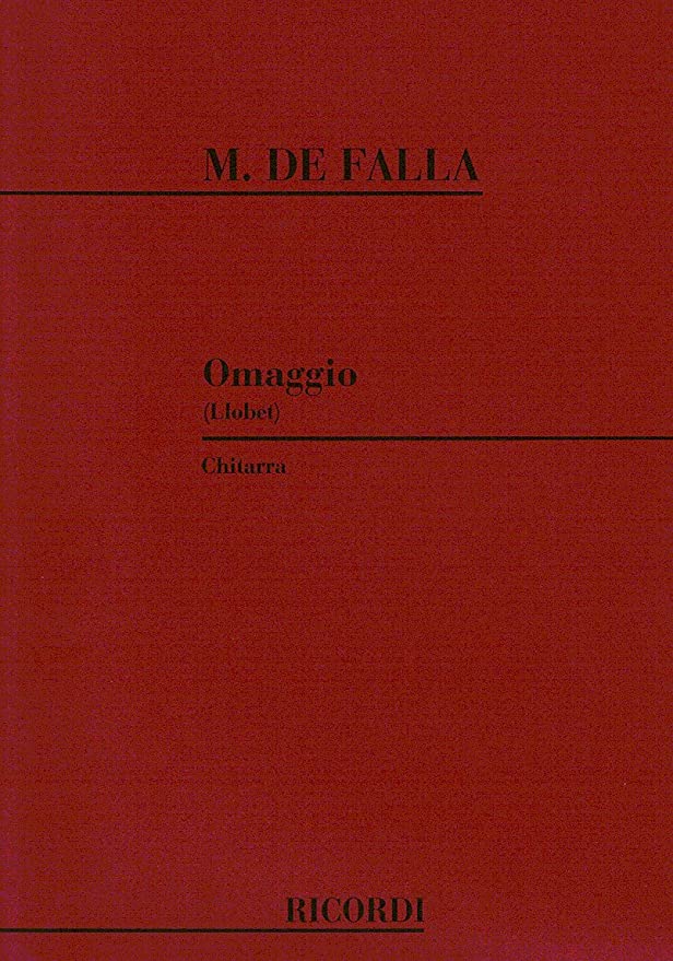 FALLA M.- OMAGGIO (LLOBET) (GUI)