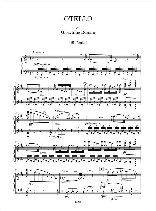 ROSSINO G. -OTELLO (CANTO Y PIANO)