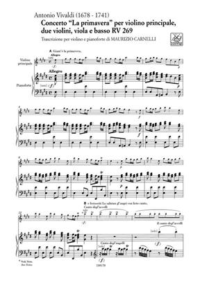 VIVALDI A. - CONCIERTO MI M OP.8 Nº1 PRIMAVERA (ED.CRITICA - RV.269
