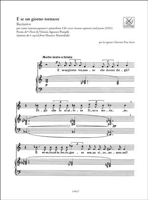 RESPIGHI O. - CANCIONES LIRICAS