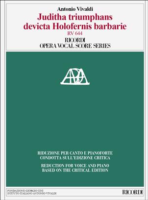 VIVALDI A. - JUDITHA TRIUMPHANS - RV.644 (CANTO Y PIANO)