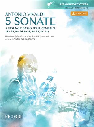 VIVALDI A. - SONATAS VIOLIN Y BAJO CONTINUO (5) + DOWNLANDS