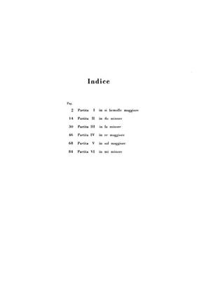 BACH J.S. - PARTITAS URTEXT (6) - BWV.825-830