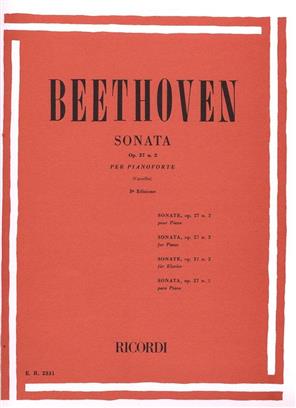 BEETHOVEN L.V. - SONATA Nº14 DO# m CLARO LUNA - OP.27 Nº2