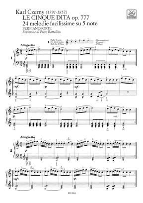 CZERNY C. - LOS CINCO DEDOS - OP.777