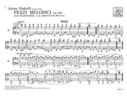 DIABELLI A. - PIEZAS MELODICAS - OP.149