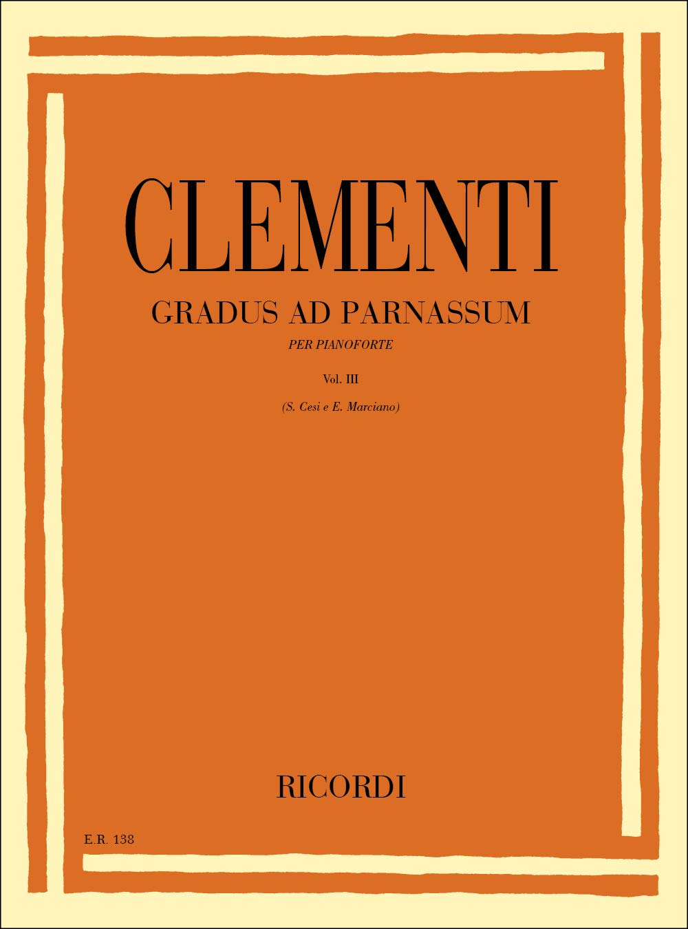 CLEMENTI M. - GRADUS AD PARNASSUM V.3 (PIANO)