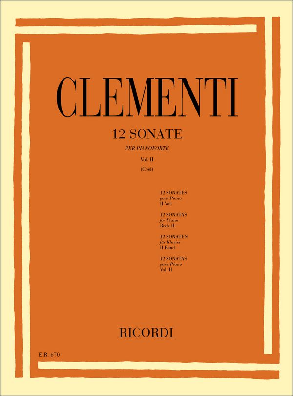 CLEMENTI M. - SONATAS V.2 (7-12) (12) -