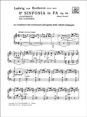 BEETHOVEN L.V. - SINFONIA Nº6 FA PASTORAL - OP.68