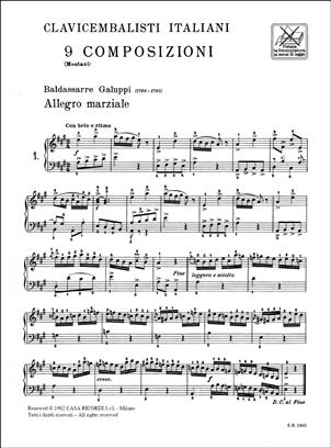 ALBUM. - COMPOSICIONES (9) CLAVECINISTAS ITALIANOS