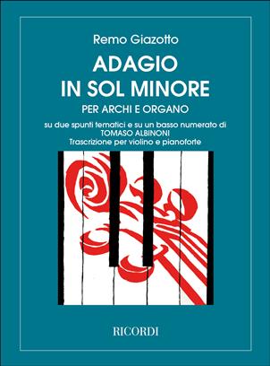 ALBINONI T. / GIAZZOTTO R. - ADAGIO SOL m - VIOLIN Y PIANO