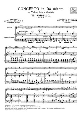 VIVALDI A. - CONCIERTO SOSPETTO -