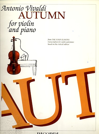 VIVALDI A. - CONCIERTO FA M OP.8 Nº3 OTOÑO (ED.CRITICA) - RV.293