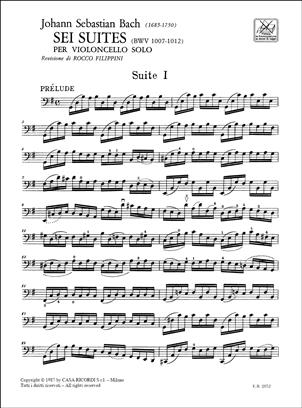 BACH J.S. - SUITES (6) PARA CELLO - BWV.1007-1012