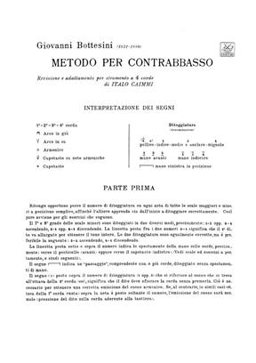 BOTTESINI G. - METODO DE CONTRABAJO -