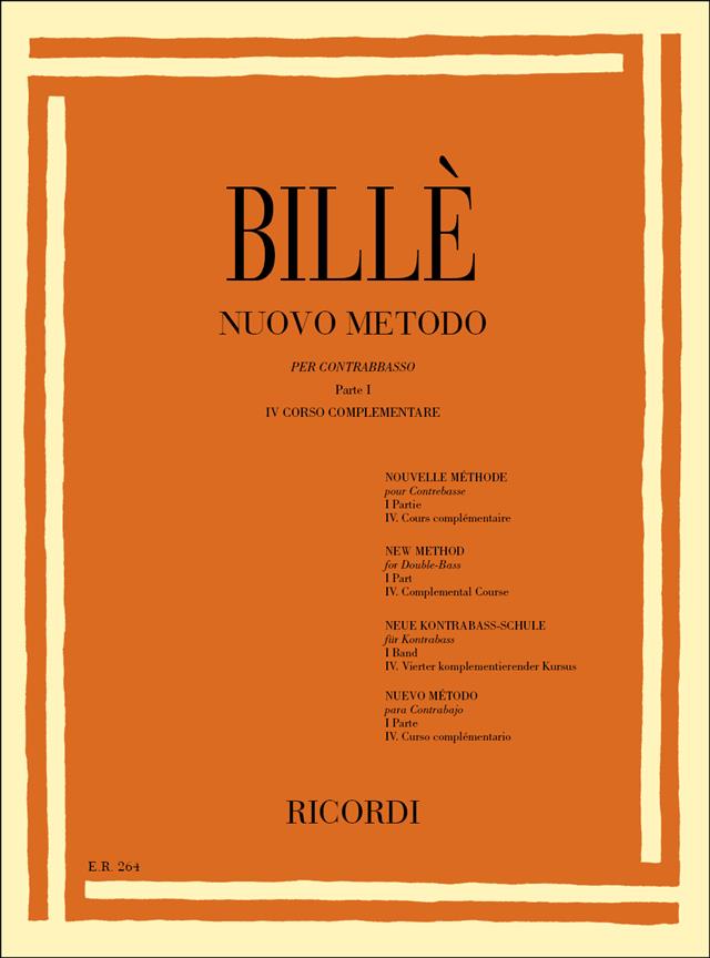 BILLE I. - NUEVO METODO PARA CONTRABAJO PARTE 1º V.4 -