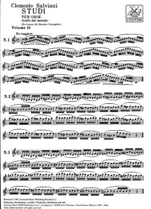 SALVIANI C. - ESTUDIOS V.2 - OBOE-