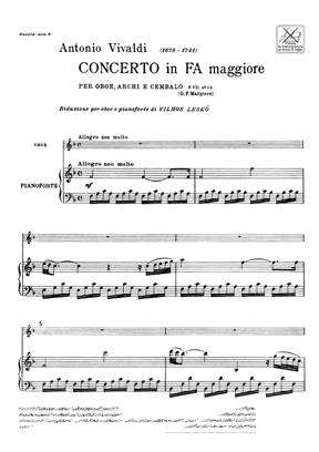 VIVALDI A. - CONCIERTO FA M F VII/12 OP.45 Nº5 - RV.457