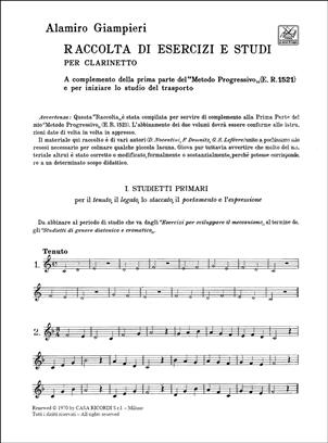 GIAMPIERI A. - COLECCION DE EJERCICIOS Y ESTUDIOS -