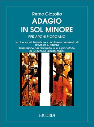 ALBINONI T. - ADAGIO SOL m - (CL/P)