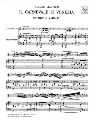 GIAMPIERI A. - CARNAVAL DE VENECIA -