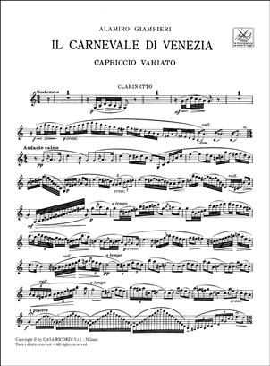 GIAMPIERI A. - CARNAVAL DE VENECIA -