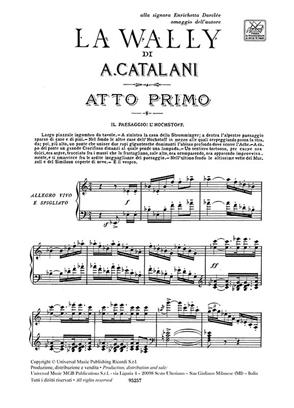CATALANI A. - LA WALLY   (CANTO Y P -)