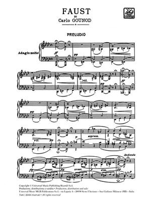 GOUNOD CH. - FAUSTO - CANTO Y PIANO