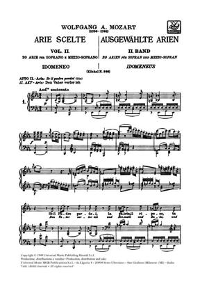 MOZART W.A. - ARIAS SELECTAS (20) V.2   (SOP/MEZZ)