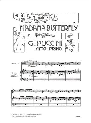 PUCCINI G. - MADAME BUTTERFLY -