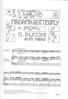 PUCCINI G. - MADAME BUTTERFLY -