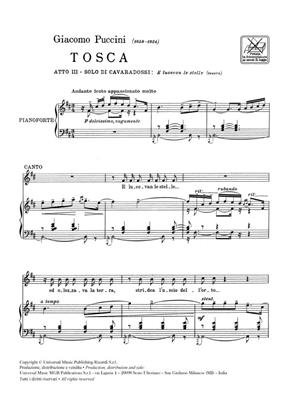 PUCCINI G. - E LUCEVAN LE STELLE (TOSCA)   TEP -