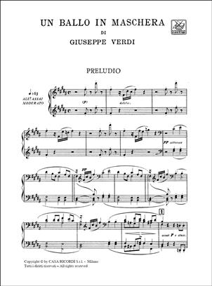 VERDI G. - UN BALLO IN MASCHERA -