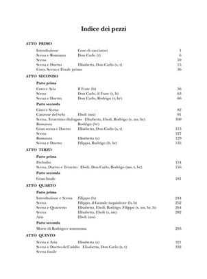 VERDI G. - DON CARLOS (5 ACTOS) -