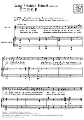 HANDEL G.F. - OMBRA MAI FU  ( BA/MSP -)