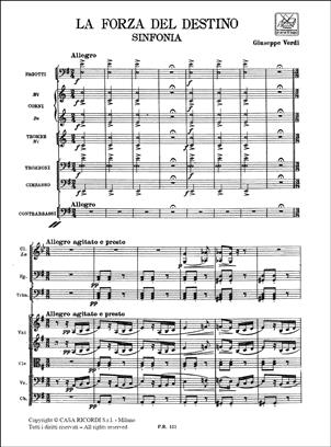 VERDI G. - FORZA DEL DESTINO - (FULL SCORE)
