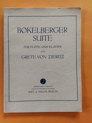 ZIERITZ G. - BOKELBERGER SUITE FLAUTA Y PIANO