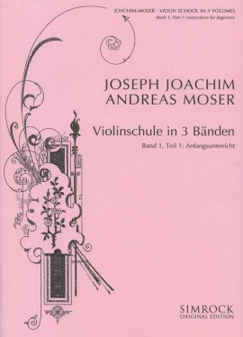 JOACHIM - ESCUELA DE VIOLIN V.1/1 -