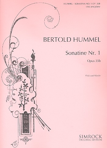 HUMMEL B. - SONATINA Nº1 - OP.35B - VIOLA Y PIANO