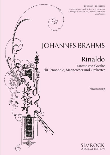BRAHMS J. - CANTO DEL TRIUNFO - OP.55