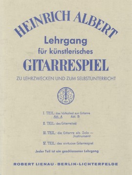 ALBERT H. - GITARRESPIEL V.1 A