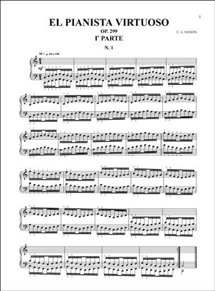 HANON C.L. - EL PIANISTA VIRTUOSO, 60 EJERCICIOS. Edición Completa -