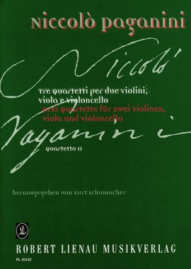 PAGANINI N. - CUARTETO CUERDA Nº 2