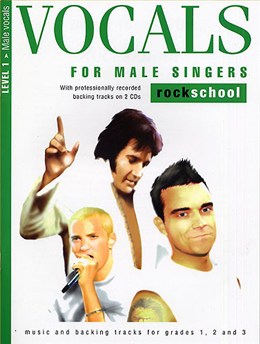 ROCKSCHOOL VOCALS FOR MALE SINGERS V.1  +2CD