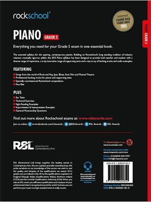 ROCKSCHOOL PIANO GRADE 5 + DESCARGABLE (2015-2018)