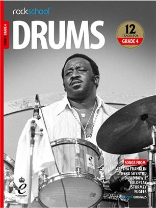 ROCKSCHOOL- DRUMS GRADE 4 (2018-2024)  AUDIO ONLINE