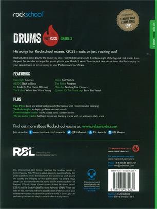 ROCKSCHOOL DRUMS HOT ROCK 3 + TARJETA DESCARGA